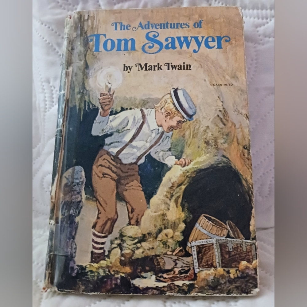 Tom Sawyer Vintage Book The Adventures of Sawyer By Mark Twain Whitman 1971